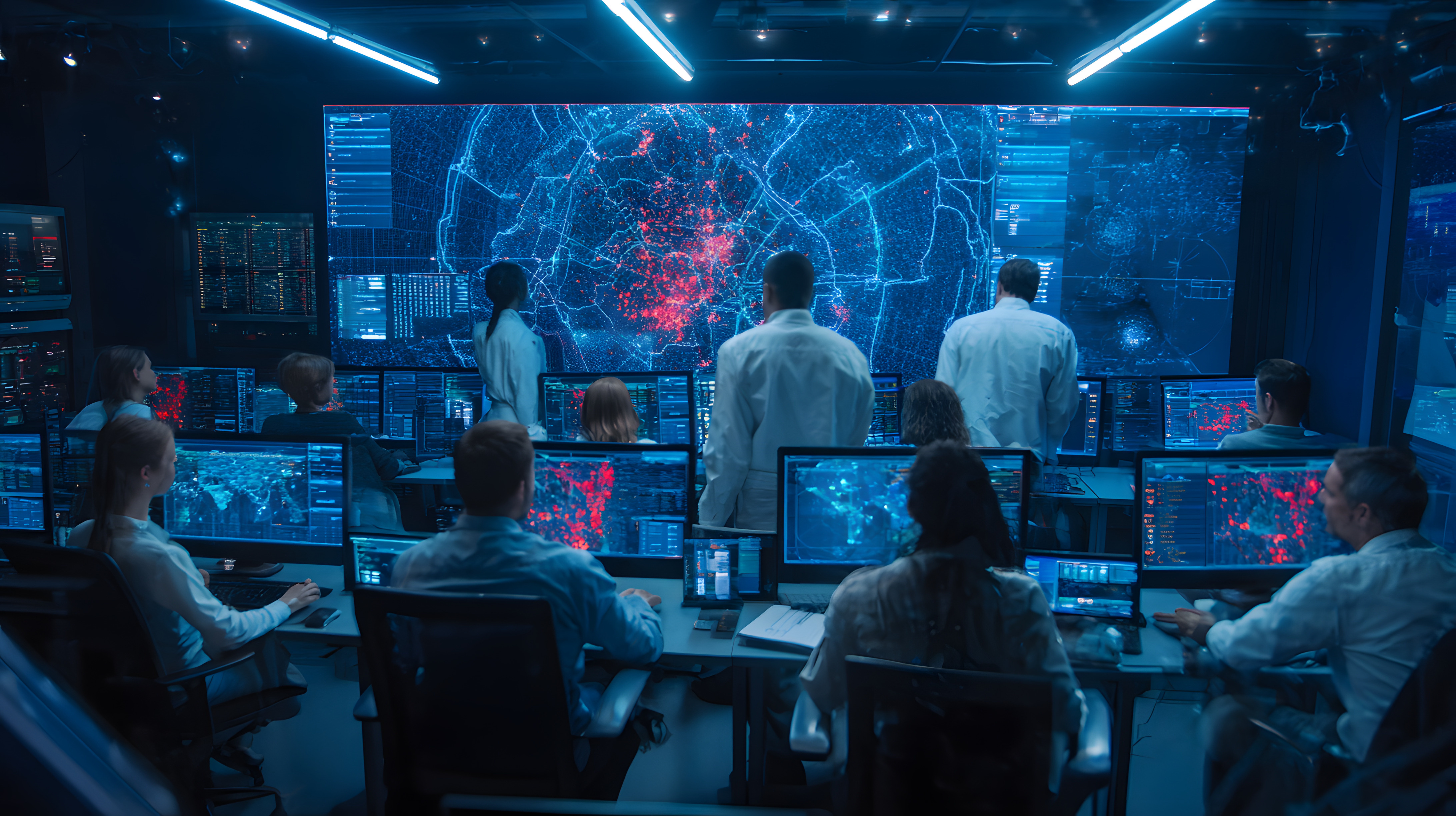 SOC dashboard and incident timeline